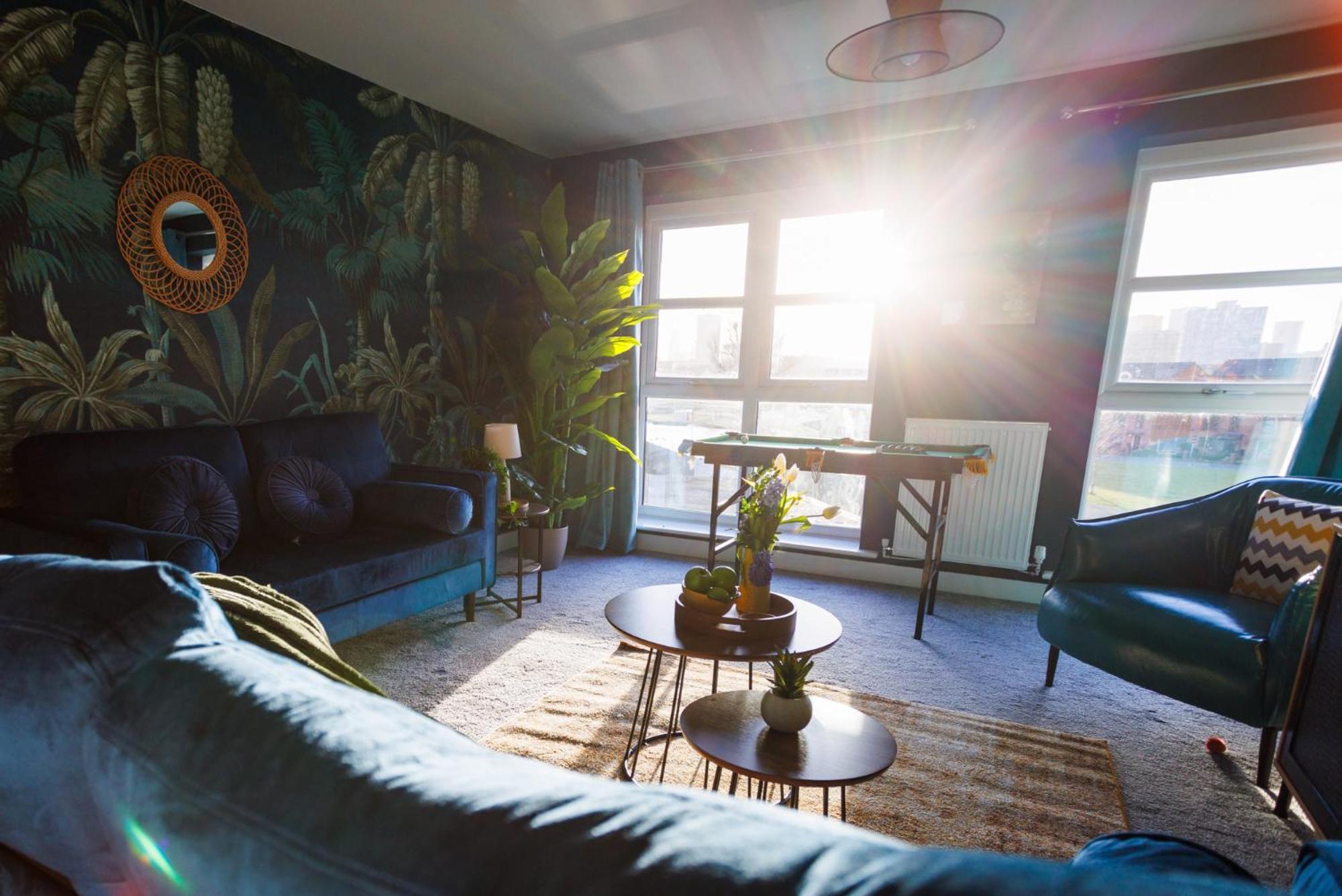 Casa de férias Luxury Celebrity Townhouse Etihad Stadium Coop Live Arena 2 Parking Sleep 10 Manchester